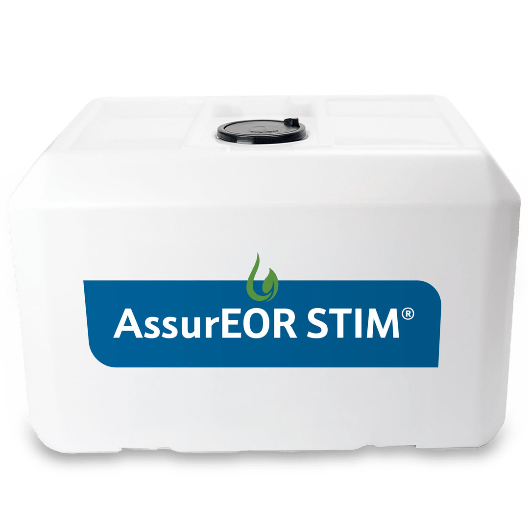 AssurEOR STIM biosurfactant improves enhanced oil recovery by penetrating nano-scale pores and reducing interfacial tension to mobilize trapped oil